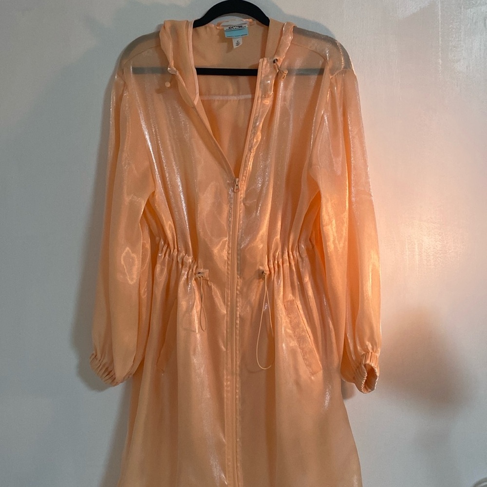 Rose Gold Pink Shimmer Jacket ☔🌈